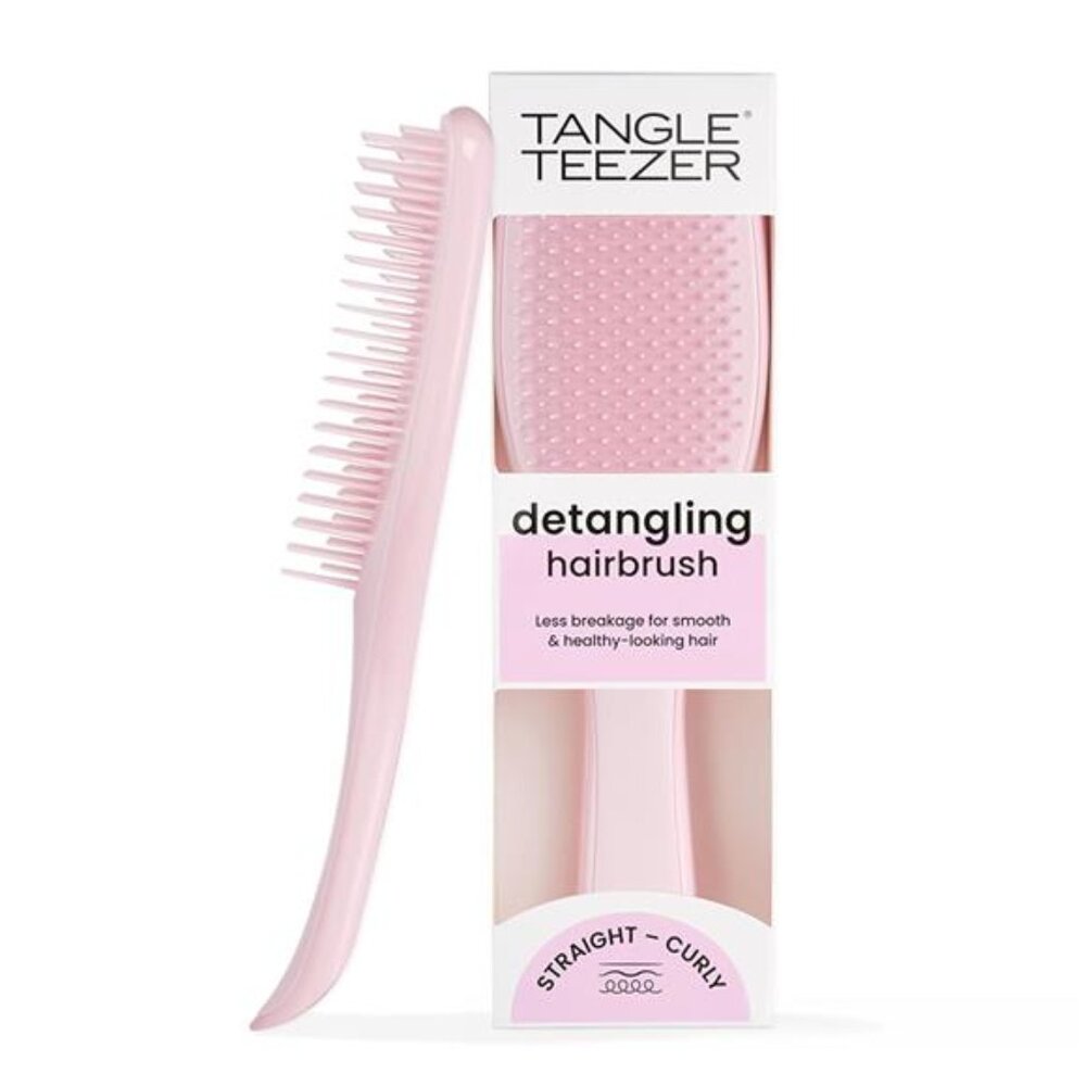 Detangler hair brush wet dry hair all hair types reduces knots prevents breakage